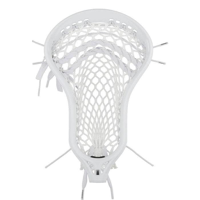 StringKing Mark 3V Strung Lacrosse Head - White
