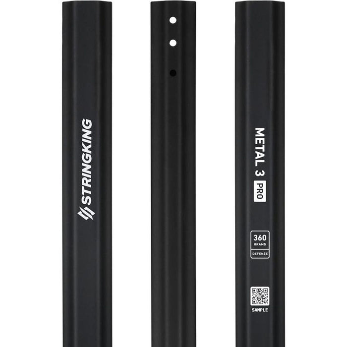 Stringking Metal 3 Pro 360g Lacrosse Shaft Defense - Black