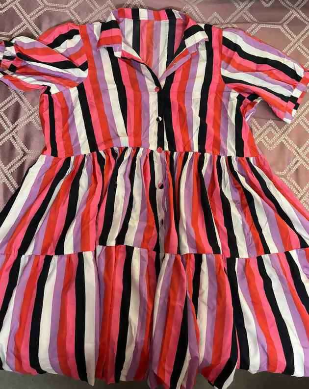 Striped Maternity Dress