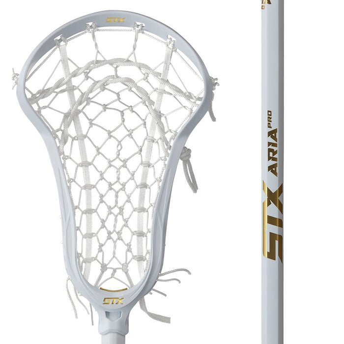 STX Aria Pro LockPocket Strung Women's Complete Stick - White/White