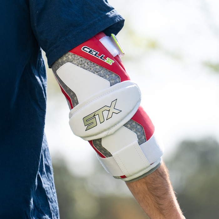 STX Cell VI Limited Edition Lacrosse Arm Pads - Red