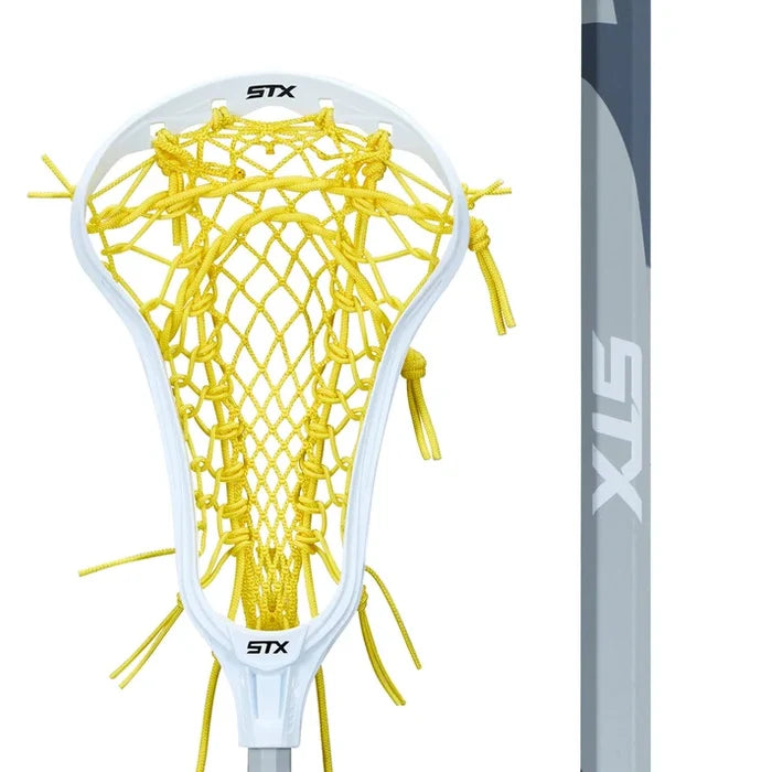 STX Crux 400 Aline Women's Complete Lacrosse Stick- White/Yellow