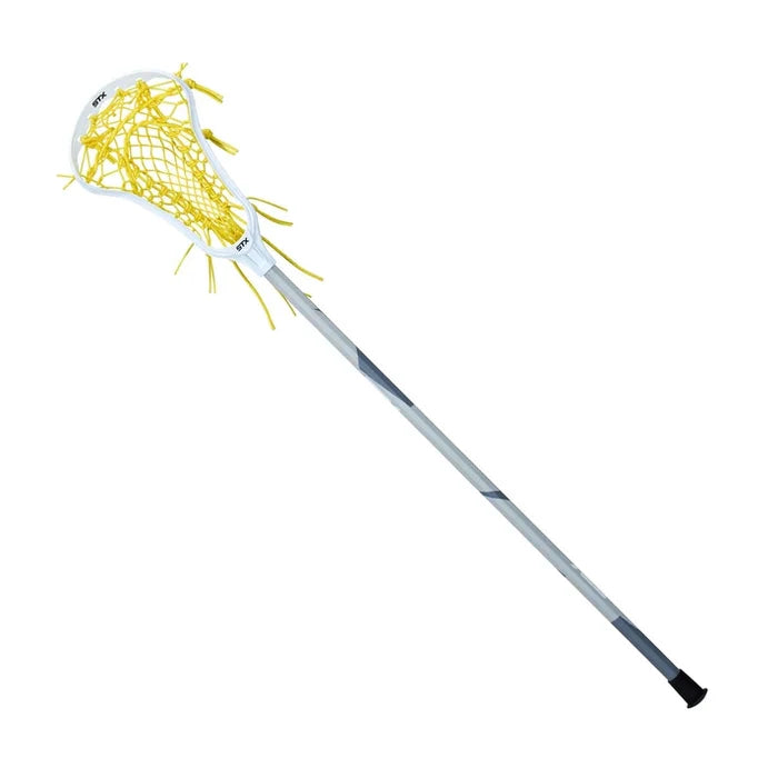 STX Crux 400 Aline Women's Complete Lacrosse Stick- White/Yellow