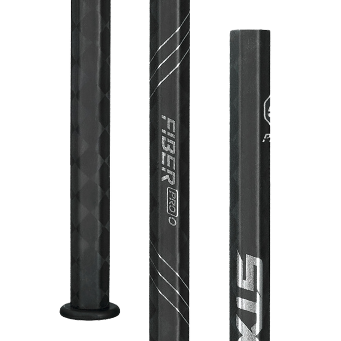 STX Fiber Pro O Attack Lacrosse Shaft- Black