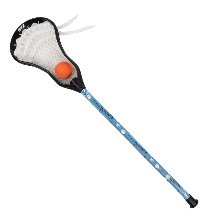 STX Peanuts Black/Blue Mini Lacrosse Stick