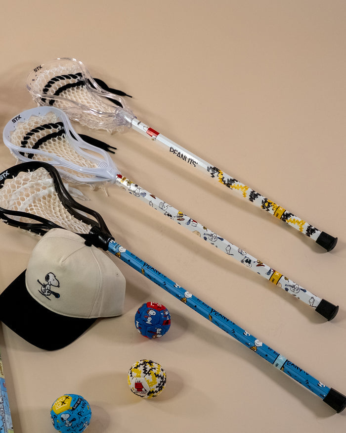 STX Peanuts Clear/White Mini Lacrosse Stick