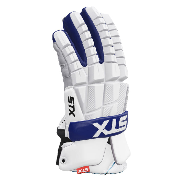 stx surgeon rzr 2 lacrosse glove- Royal