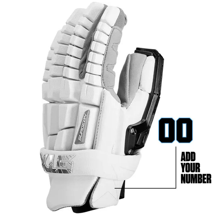 STX RZR 2 Lacrosse Goalie Glove - White