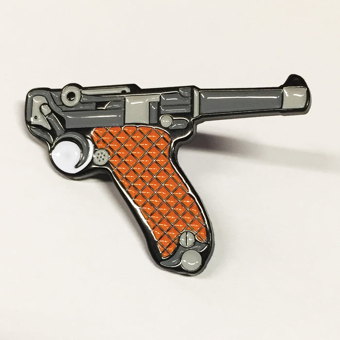 Suicide Luger Enamel Pin