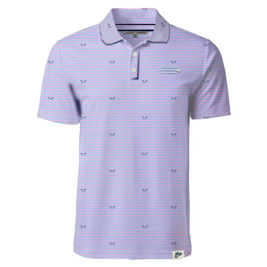 Sunset Vibes Lacrosse Polo