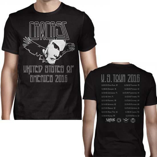 T-Shirt - Carcass -Swanzep 2016 Tour-Metalomania