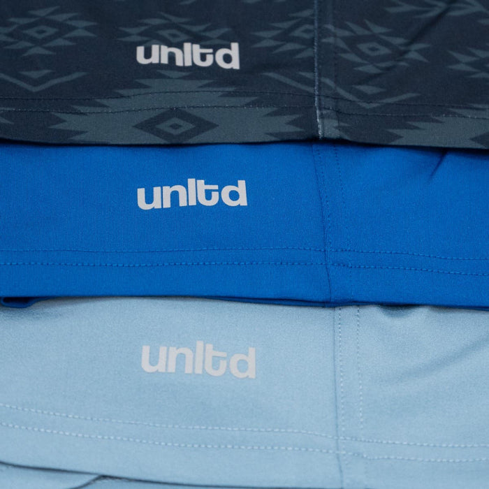 Tactical shorts, all colors zoomed in on colors and unltd logo on thigh
