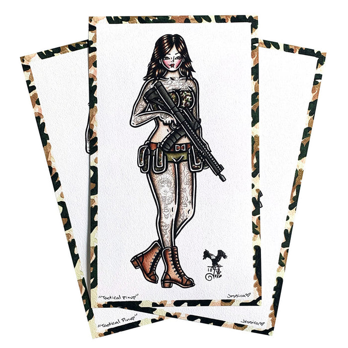 Tactical Pinup Print