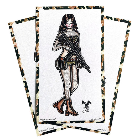 Tactical Pinup Print