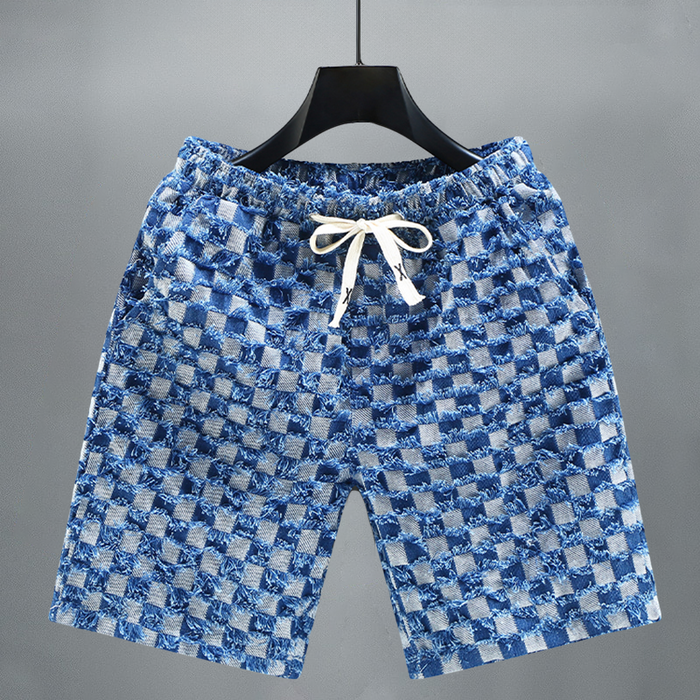 Tanner Slim-Fit Checkered Shorts
