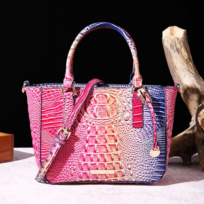 The Femme Fatale™ Embossed Croc Bag