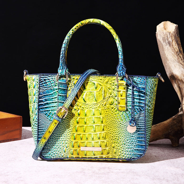 The Femme Fatale™ Embossed Croc Bag