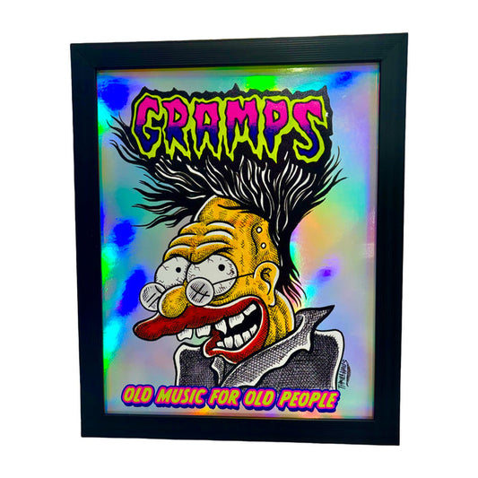 The Gramps Framed Holographic Print