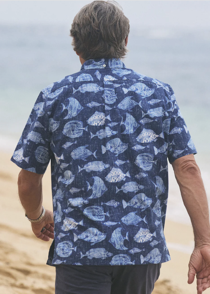 The Reef - Navy - Back View