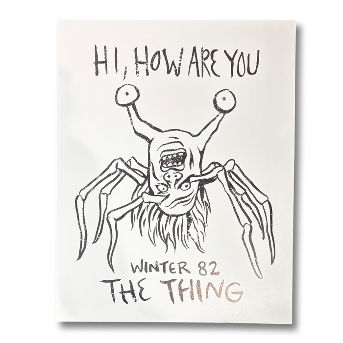 The Thing/Daniel Johnston Poster