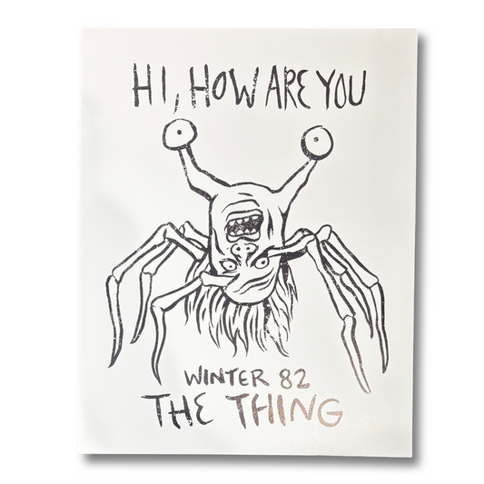 The Thing/Daniel Johnston Poster