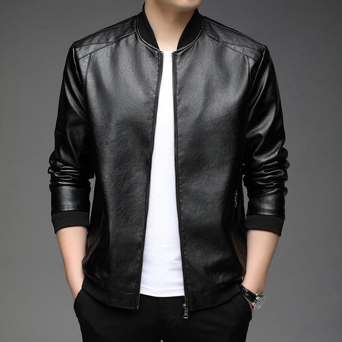 Theodore Henry Elegant Leather Jacket