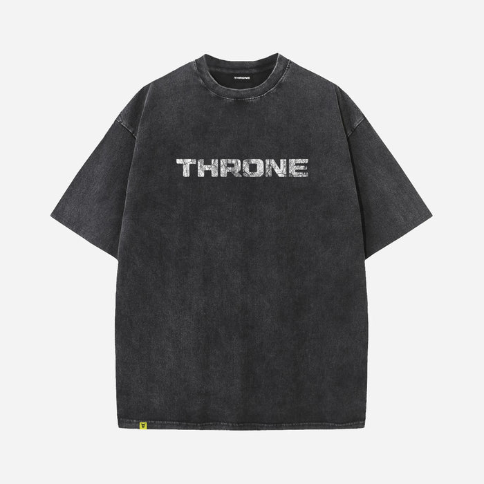 THRONE Concrete Tee Black