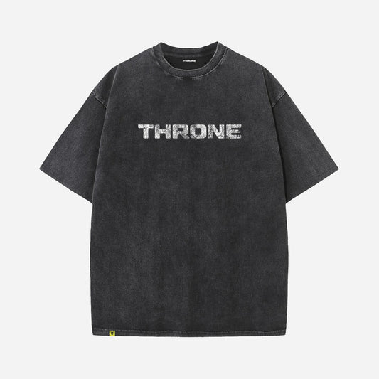 THRONE Concrete Tee Black