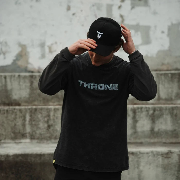 THRONE Concrete Tee Black