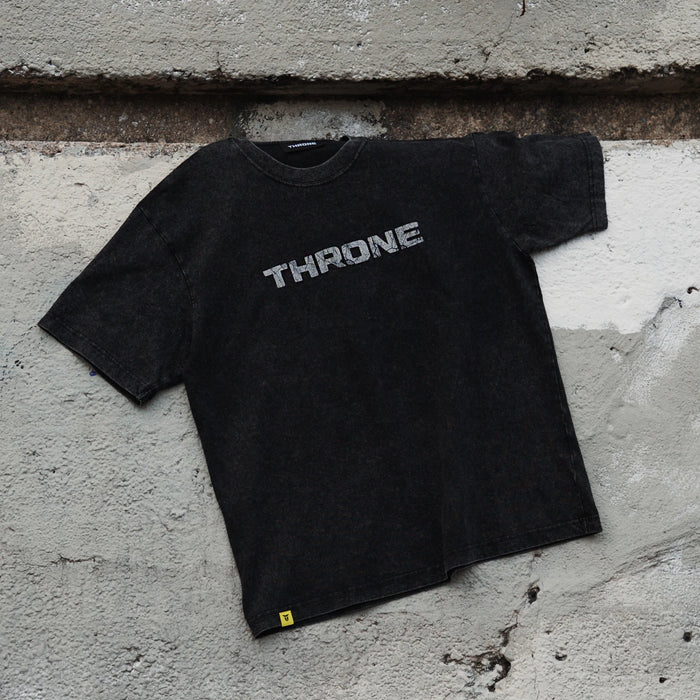 THRONE Concrete Tee Black