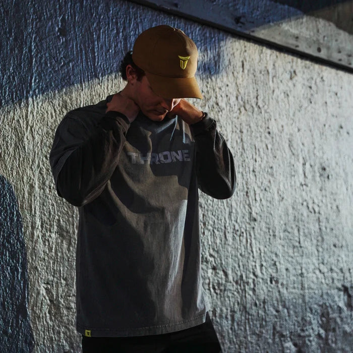 THRONE Concrete Tee Grey