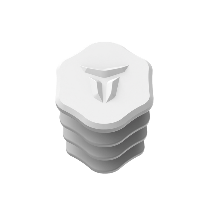 THRONE End Cap - White