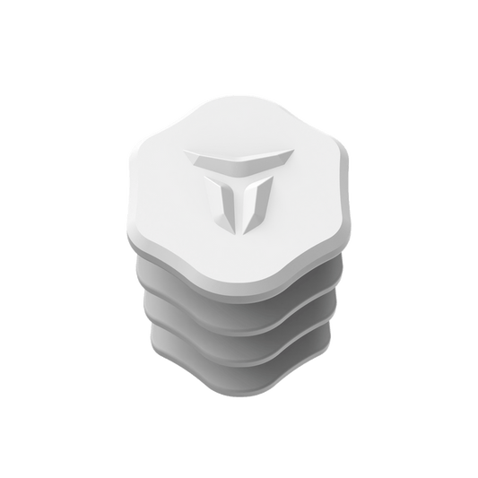 THRONE End Cap - White