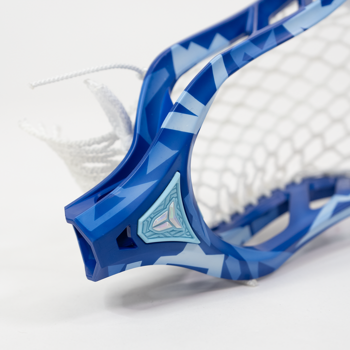 THRONE OMEN Electric Blue Dyed Lacrosse Head