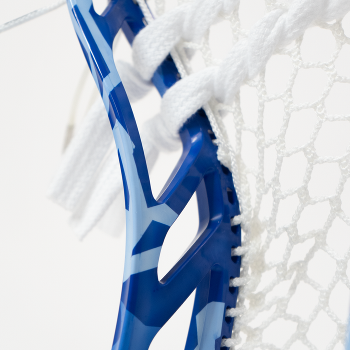 THRONE OMEN Electric Blue Dyed Lacrosse Head