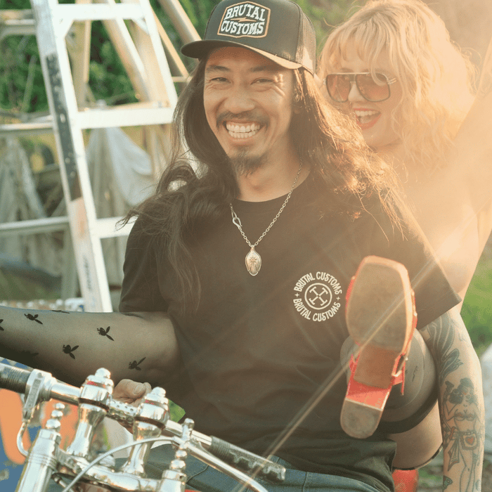 TJ Brutal Customs Badge of Honor Trucker Hat