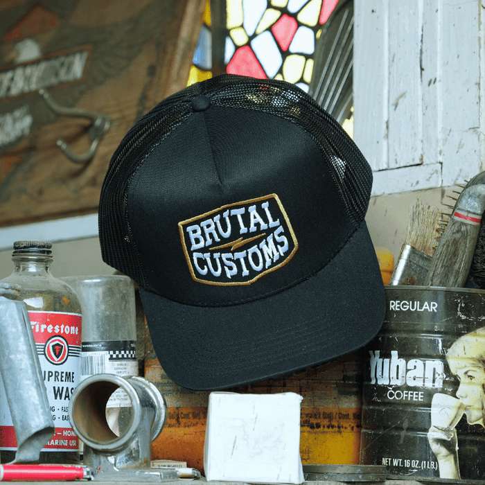 TJ Brutal Customs Badge of Honor Trucker Hat