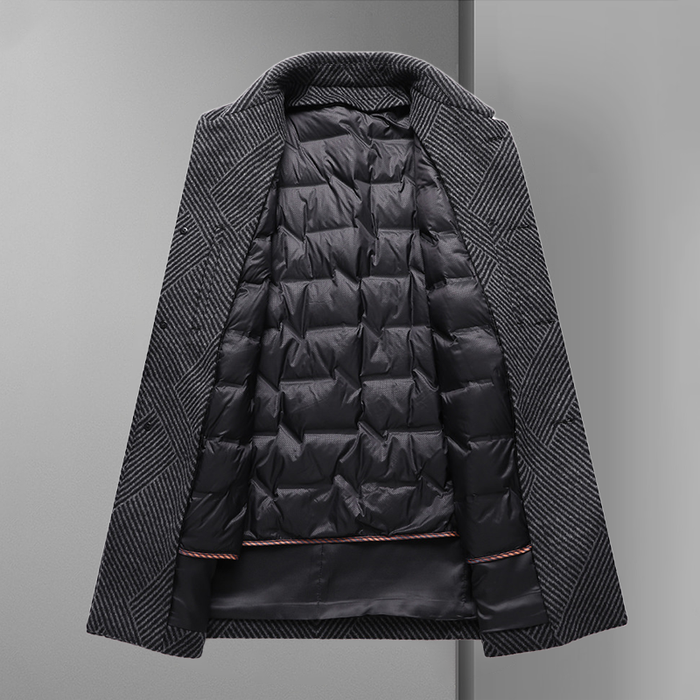 Tom Harding Elegant Wool Overcoat
