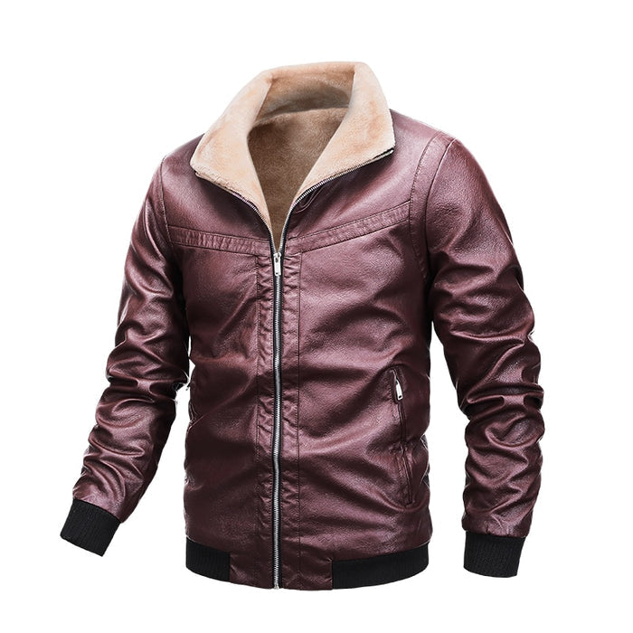 Tom Harding Leather Biker Jacket