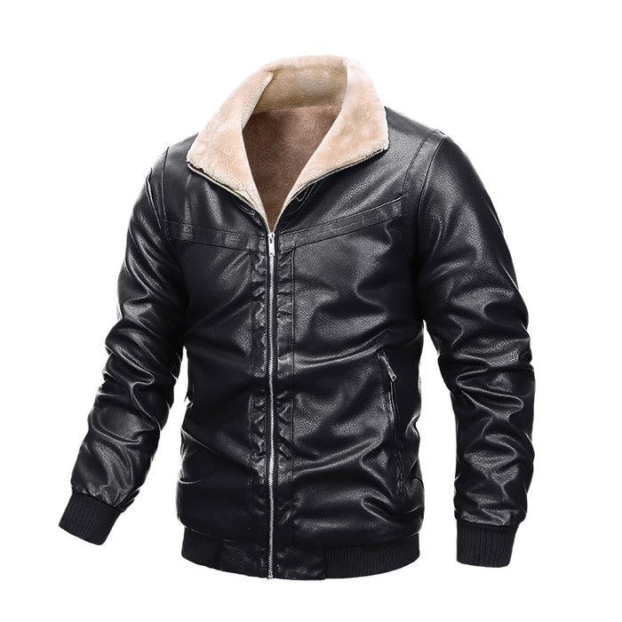 Tom Harding Leather Biker Jacket