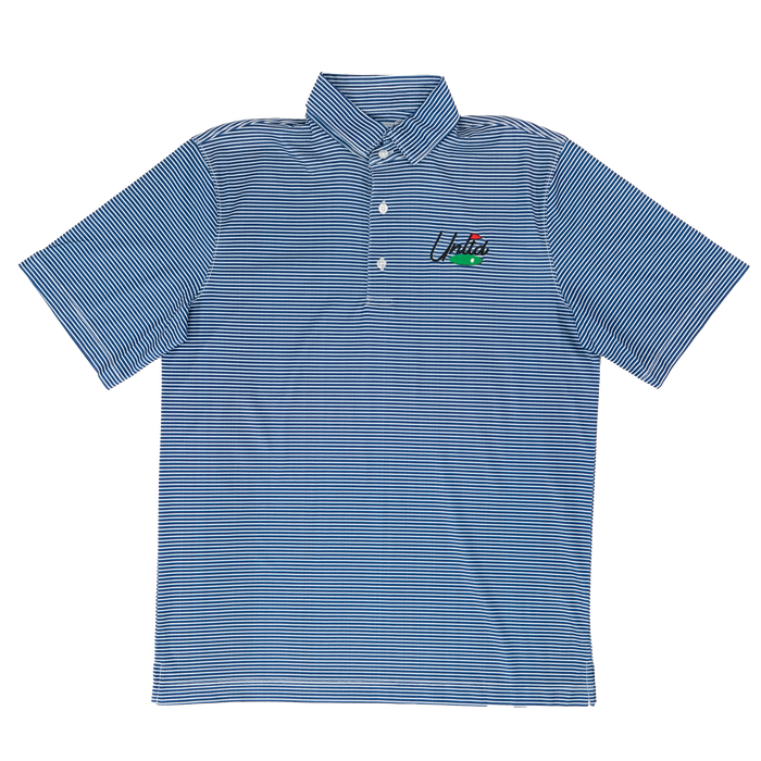 UNTLD Navy Stripe Adult Lacrosse Polo