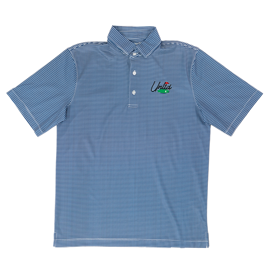 UNTLD Navy Stripe Adult Lacrosse Polo