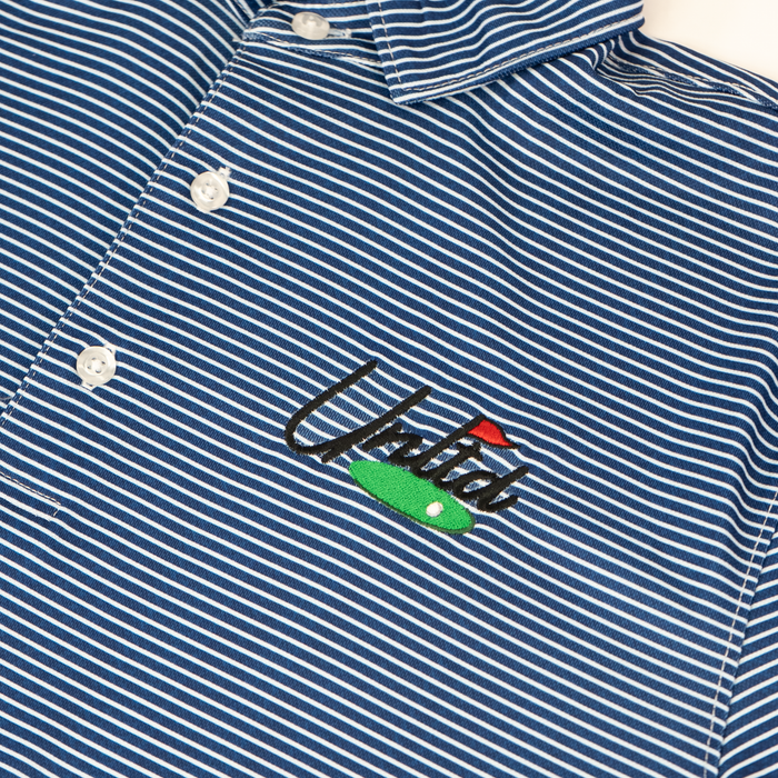 UNTLD Navy Stripe Adult Lacrosse Polo
