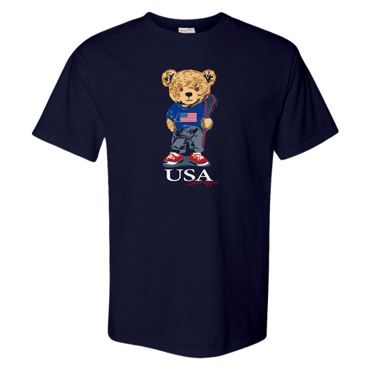 USA Bear Youth Lacrosse Tee
