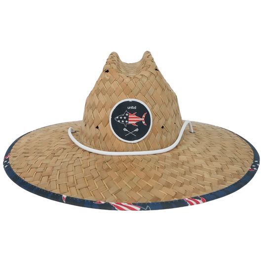 USA Lacrosse Straw Hat