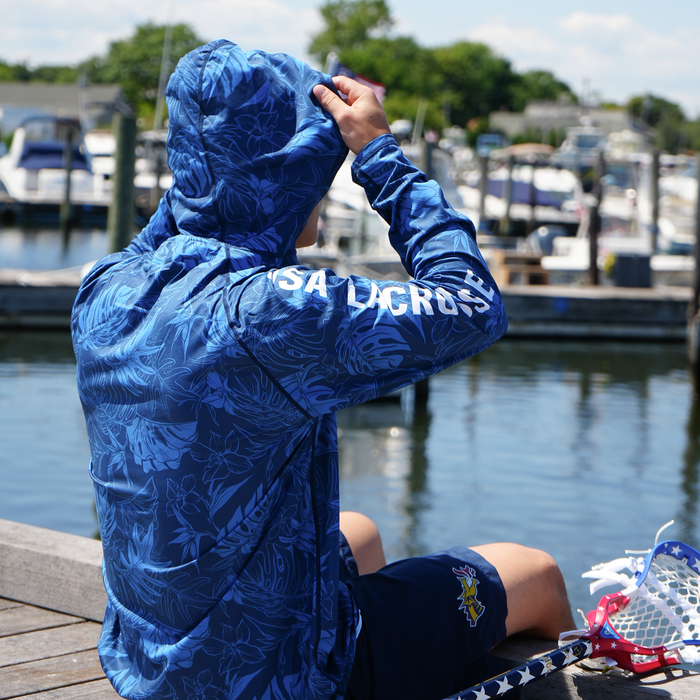 USA Lacrosse UPF Sun Hoodie