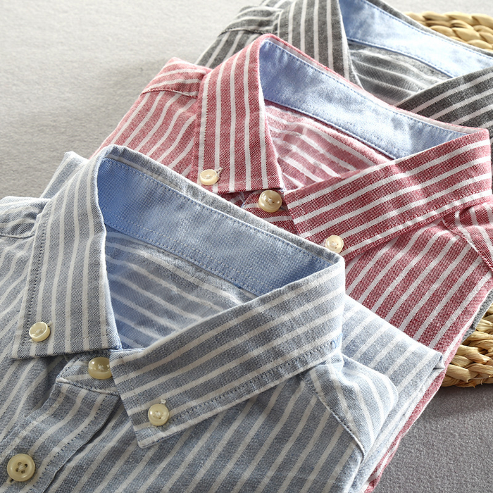 VINCÉNZIO OXFORD COTTON STRIPED SHIRT