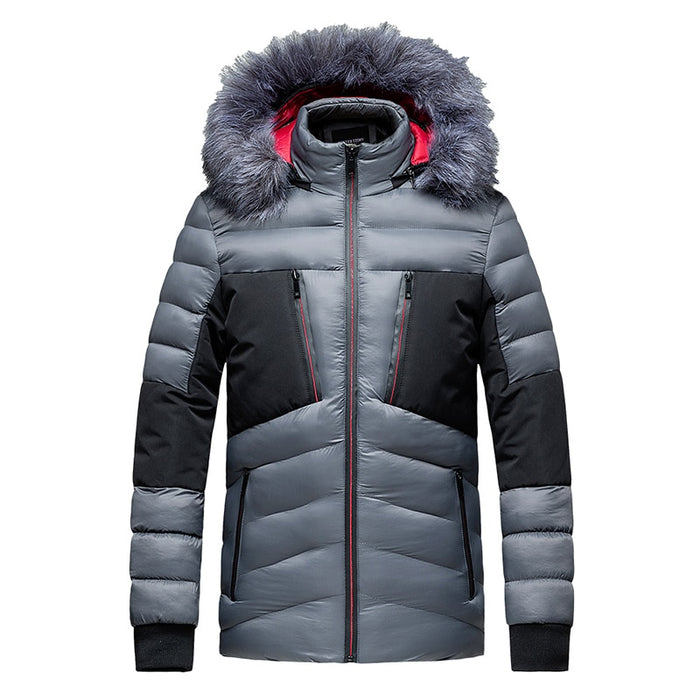 Vinizio Cozy Fur Hooded Down Jacket