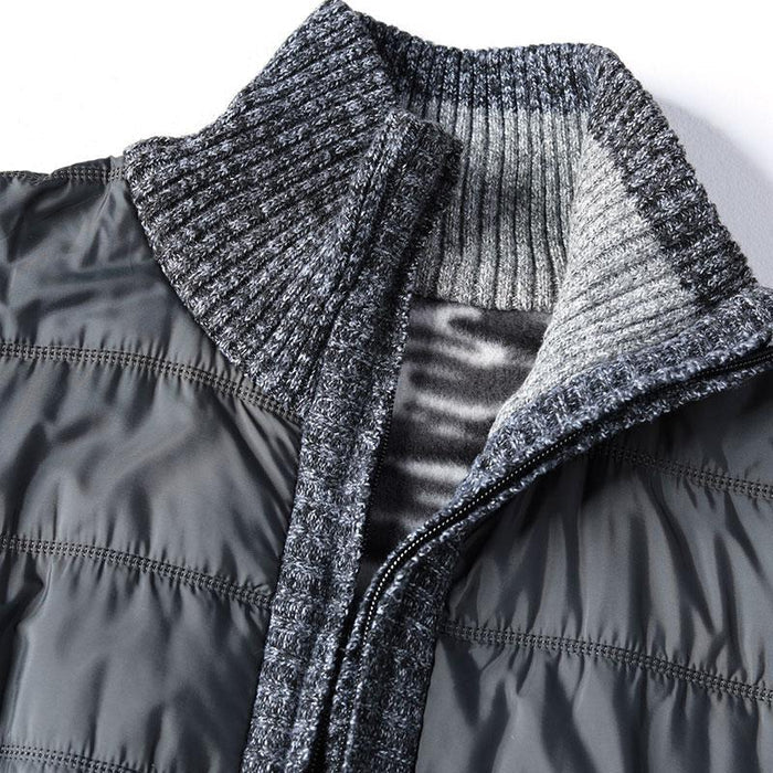 Vinizio Patchwork Sweater Jacket