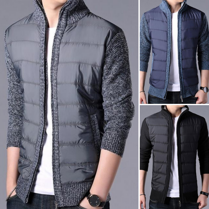 Vinizio Patchwork Sweater Jacket